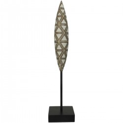 Διακοσμητικό ArteLibre Tribal Καφέ Polyresin 10X10X45cm