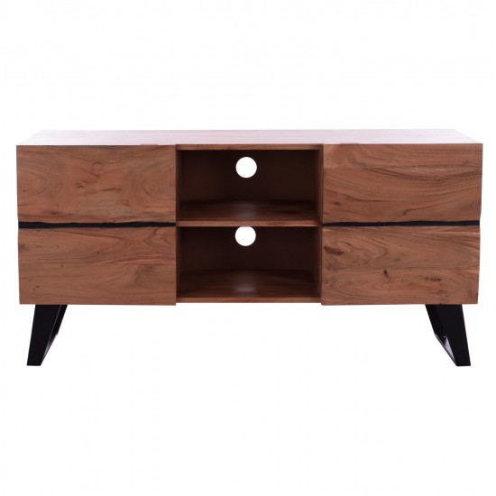 ΕΠΙΠΛΟ TV ALICIA ΜΑΣΙΦ ΞΥΛΟ ΑΚΑΚΙΑΣ ΦΥΣΙΚΟ HM8174.11 160x43x66Y εκ.