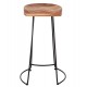 ΣΚΑΜΠΟ BAR ELEANOR HM8363.11 ΜΑΣΙΦ ΞΥΛΟ ΑΚΑΚΙΑΣ-ΜΕΤΑΛΛΟ 50x43x78Υεκ.