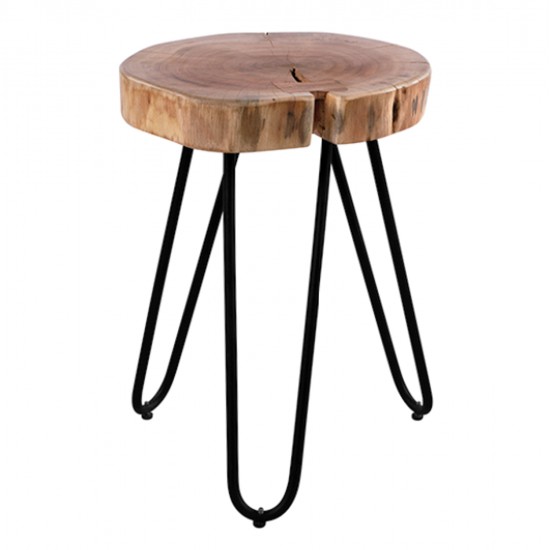 ΤΡΑΠΕΖΑΚΙ ΣΑΛΟΝΙΟΥ OSLO HM8208.11 ΑΠΟ ΜΑΣΙΦ ΚΟΡΜΟ ΑΚΑΚΙΑΣ 35X35X46Υ