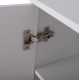 ΠΑΠΟΥΤΣΟΘΗΚΗ ΝΤΟΥΛΑΠΙ EMERIE HM2206.05 ΜΕΛΑΜΙΝΗ ΛΕΥΚΗ 60x40x80Υεκ.