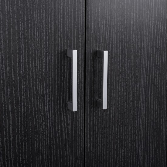 ΠΑΠΟΥΤΣΟΘΗΚΗ ΞΥΛΙΝΗ DAYANNA ΜΕ 6 ΡΑΦΙΑ 60X43X180.5εκ. ZEBRANO HM2379.01