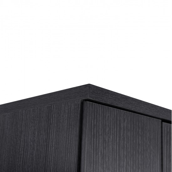 ΠΑΠΟΥΤΣΟΘΗΚΗ ΞΥΛΙΝΗ DAYANNA ΜΕ 6 ΡΑΦΙΑ 60X43X180.5εκ. ZEBRANO HM2379.01