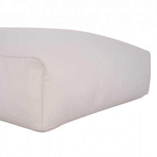 ΠΟΥΦ YAMIN 2ΑΤΟΜΩΝ ΜΕ TEXTILENE 600gr/m2 2X1 ΛΕΥΚΟ HM5773.11 140x140x40-60Υεκ.