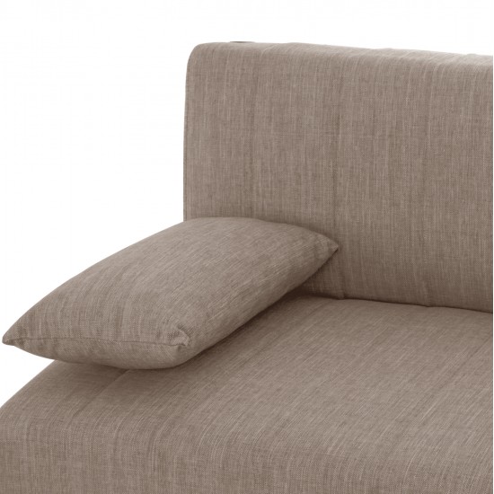 ΚΑΝΑΠΕΣ ΚΡΕΒΑΤΙ ANDRI ΤΡΙΘΕΣΙΟΣ ΜΠΕΖ HM3239.04 180x83x74Υ εκ.