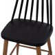 ΣΚΑΜΠΟ ΜΠΑΡ VANESSA ΜΑΥΡΟ ΜΕΣΑΙΟΥ ΥΨΟΥΣ HM9300.02  43x45x97Υεκ.