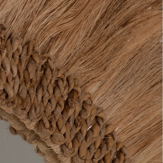 ΚΑΘΡΕΠΤΗΣ ΣΤΡΟΓΓΥΛΟΣ ΜΕ ΠΛΑΙΣΙΟ ΑΠΟ ΑΜΠΑΚΑ ΣΕ ΧΡΩΜΑ ΦΥΣΙΚΟ Φ90x4,5x90Yεκ. HM7730