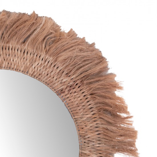 ΚΑΘΡΕΠΤΗΣ ΤΟΙΧΟΥ ΣΤΡΟΓΓΥΛΟΣ ΜΕ ΙΝΕΣ ΑΜΠΑΚΑ ΣΕ ΧΡΩΜΑ ΦΥΣΙΚΟ 120x4x120Yεκ.HM7747