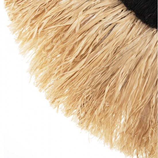 ΚΑΘΡΕΠΤΗΣ ΤΟΙΧΟΥ ΗΜΙΚΥΚΛΙΚΟΣ ΜΕ ΣΙΖΑΛ & ΑΜΠΑΚΑ ΧΡΩΜΑ ΦΥΣΙΚΟ ΜΑΥΡΟ 85x3x50Yεκ.HM7799