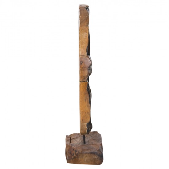 ΕΠΙΤΡΑΠΕΖΙΟ ΔΙΑΚΟΣΜΗΤΙΚΟ ΜΑΣΙΦ ΞΥΛΟ ΤEAK ΦΥΣΙΚΟ HM7718 50X15X64YΕΚ.