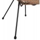 ΠΟΛΥΘΡΟΝΑ ACAPULCO Τ. ΦΩΛΙΑ ΜΕΤΑΛΛΟ ΜΑΥΡΟ ΜΕ TWISTED WICKER HM5871.01 70x73x79 εκ.