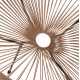ΠΟΛΥΘΡΟΝΑ ACAPULCO Τ. ΦΩΛΙΑ ΜΕΤΑΛΛΟ ΜΑΥΡΟ ΜΕ TWISTED WICKER HM5871.01 70x73x79 εκ.
