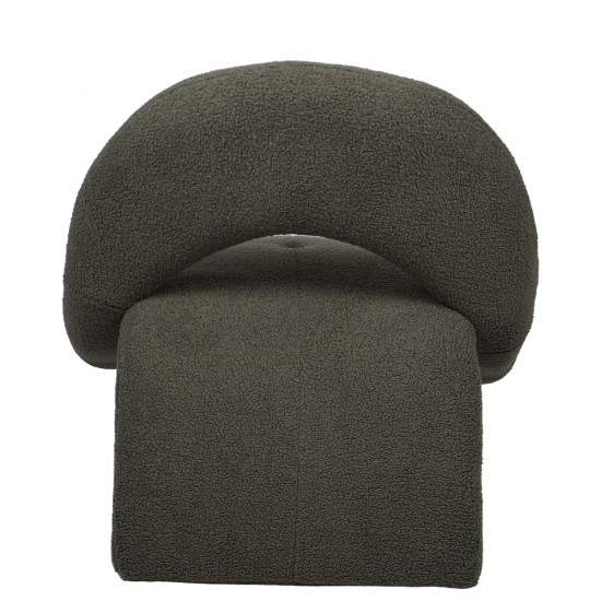 Πολυθρόνα ArteLibre PASIPHAE Πράσινο Ύφασμα/Μέταλλο/Ξύλο 80x86x80cm