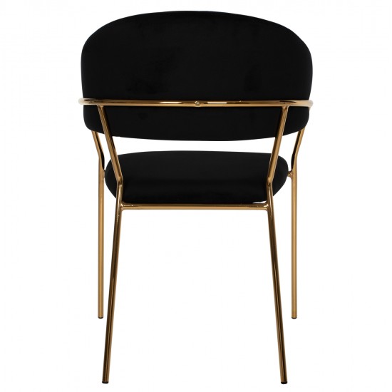 ΠΟΛΥΘΡΟΝΑΚΙ THEODORE HM8520.04 ΒΕΛΟΥΔΟ ΜΑΥΡΟ ΜΕ ΕΠΙΧΡΥΣΟ ΣΚΕΛΕΤΟ 55Χ50Χ82Υ εκ.