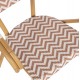 ΠΟΛΥΘΡΟΝΑ BAMBOO LOOK HM5861.03 ΚΑΦΕ-ΛΕΥΚΟ 58.5x58x82Υεκ.