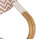ΠΟΛΥΘΡΟΝΑ BAMBOO LOOK HM5861.03 ΚΑΦΕ-ΛΕΥΚΟ 58.5x58x82Υεκ.
