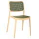 ΚΑΡΕΚΛΑ ΠΟΛΥΠΡΟΠΥΛΕΝΙΟΥ MEKO HM5934.04 ΜΠΕΖ ΜΕ OLIVE GREEN ΨΑΘΑ 51x52x80Υεκ.