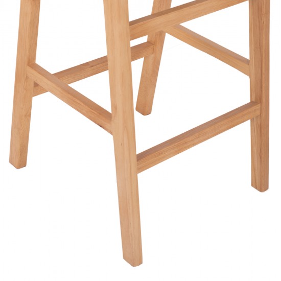 ΣΚΑΜΠΟ ΜΕΣΑΙΟΥ ΥΨΟΥΣ HM9332.01 RUBBERWOOD & ΣΧΟΙΝΙ- ΦΥΣΙΚΟ ΧΡΩΜΑ 45x46x95Υεκ.