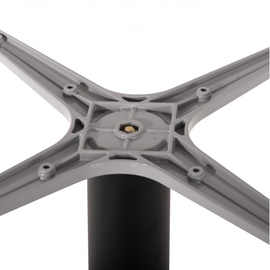 ΒΑΣΗ ΤΡΑΠΕΖΙΟΥ ΑΛΟΥΜΙΝΙΟΥ ΓΚΡΙ HM475.20 ΣΤΑΥΡΟΣ 46Χ46εκ 46Χ46Χ72Υεκ.