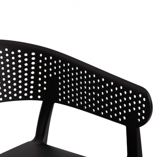 ΠΟΛΥΘΡΟΝΑ ΠΟΛΥΠΡΟΠΥΛΕΝΙΟΥ PERFOE HM5941.02 ΜΑΥΡΗ 56x50x73Υ εκ.