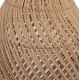 ΦΩΤΙΣΤΙΚΟ ΟΡΟΦΗΣ CARBOY HM7884 ΚΡΕΜΑΣΤΟ ΑΠΟ RATTAN ΣΕ ΦΥΣΙΚΟ ΧΡΩΜΑ Φ28x163,5Yεκ.