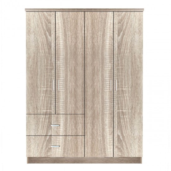 Ντουλάπα ArteLibre HOYA WAX Φυσικό Μοριοσανίδα 119x42x181cm