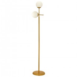 Φωτιστικό Δαπέδου ArteLibre GUN Χρυσό/Λευκό Μέταλλο/Γυαλί 30x130cm Φωτιστικό Δαπέδου ArteLibre GUN Χρυσό/Λευκό Μέταλλο/Γυαλί 30x130cm