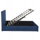 ΚΡΕΒΑΤΙ ALLIE HM584.18 160Χ200 ΜΕ ΑΠΟΘΗΚΕΥΤΙΚΟ ΧΩΡΟ-ΜΠΛΕ ΒΕΛΟΥΔΟ