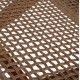 ΞΑΠΛΩΣΤΡΑ PATRON HM5993 TEAK ΞΥΛΟ ΚΑΙ ΣΧΟΙΝΙ VIRO ΣΕ ΠΛΕΞΗ WICKER 191x65x86Yεκ.