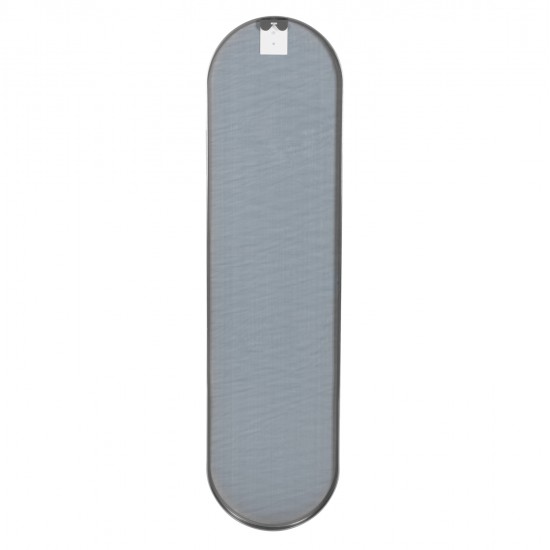 ΚΑΘΡΕΠΤΗΣ ΤΟΙΧΟΥ HM9581.40 ΨΗΛΟΣ ΟΒΑΛ ΣΚΕΛΕΤΟΣ ΑΛΟΥΜΙΝΙΟΥ ΑΣΗΜΙ 38,5x4x149Υεκ.