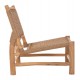 ΚΑΡΕΚΛΑ LONDER HM5986 ΞΥΛΟ TEAK ΣΕ ΦΥΣΙΚΟ ΚΑΙ ΣΥΝΘΕΤΙΚΟ RATTAN 63x77x77Υεκ.