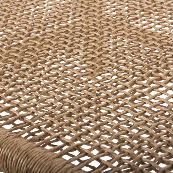 ΤΡΑΠΕΖΙ ΣΑΛΟΝΙΟΥ LONDER HM5985 ΞΥΛΟ ΤΕΑΚ- ΣΥΝΘΕΤΙΚΟ RATTAN-ΦΥΣΙΚΟ 119x79,5x41Yεκ.