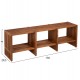 ΚΟΝΣΟΛΑ TV NYA HM9831 ΜΑΣΙΦ ΞΥΛΟ TEAK ΣΕ ΦΥΣΙΚΟ ΧΡΩΜΑ 130x29,5x46Υ εκ.