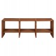 ΚΟΝΣΟΛΑ TV NYA HM9831 ΜΑΣΙΦ ΞΥΛΟ TEAK ΣΕ ΦΥΣΙΚΟ ΧΡΩΜΑ 130x29,5x46Υ εκ.