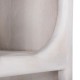 ΡΑΦΙΕΡΑ ΚΟΜΜΟ HANDYR HM9706 ΜΑΣΙΦ ΞΥΛΟ MANGO ΣΕ ΛΕΥΚΟ ΧΡΩΜΑ 60x35x120Υεκ.