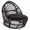 ΠΟΛΥΘΡΟΝΑ ENTROPY HM9840.03 ΦΥΣΙΚΟ RATTAN ΜΕ ΜΑΞΙΛΑΡΙ-ΜΑΥΡΟ 80x97x85Υεκ.