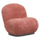 ΠΟΛΥΘΡΟΝΑ BEANY HM9591.02 ΡΟΖ ΜΠΟΥΚΛΕ ΥΦΑΣΜΑ 85x82x77Υ εκ.