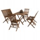 ΣΕΤ ΤΡΑΠΕΖΑΡΙΑΣ ΕΞΩΤ. ΧΩΡΟΥ 6ΤΜΧ KENDALL HM11954 ΜΑΣΙΦ ΞΥΛΟ TEAK ΦΥΣΙΚΟ