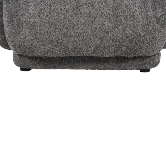 ΠΟΛΥΘΡΟΝΑ KARPEN HM9600.01 ΓΚΡΙ ΜΠΟΥΚΛΕ ΥΦΑΣΜΑ  93x87x78Υ εκ.