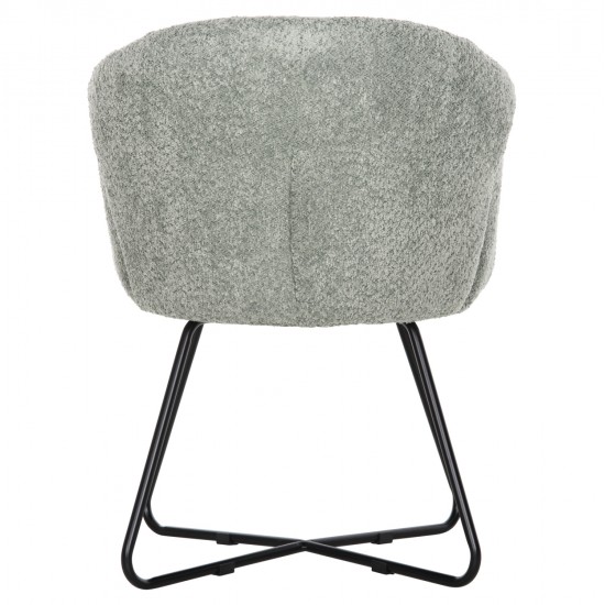 ΠΟΛΥΘΡΟΝΑ HARNIS HM9603.05 ΦΥΣΤΙΚΙ ΜΠΟΥΚΛΕ-ΜΑΥΡΑ ΜΕΤΑΛ.ΠΟΔΙΑ ΧΙΑΣΤΙ 59,5x64x77Υεκ