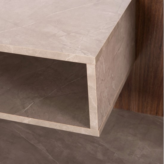 ΣΥΝΘΕΤΟ ΤΗΛΕΟΡΑΣΗΣ EDELIE HM8908.14 ΜΕΛΑΜΙΝΗ ΓΚΡΙ STONE TEXTURE-ΦΥΣΙΚΟ 150x29,5x120Υεκ.
