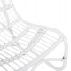 ΠΟΛΥΘΡΟΝΑ GRINN HM9815.03 ΡΑΒΔΟΙ RATTAN ΣΕ ΛΕΥΚΟ 56,5x73,5x79,5Υ εκ.