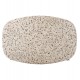 ΤΡΑΠΕΖΙ ΟΒΑΛ RODDEN HM11903.03 ΜΕ WERZALIT TERRAZZO-ΜΑΥΡΗ ΧΙΑΣΤΙ ΒΑΣΗ 146x94x75Υεκ
