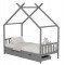 ΚΡΕΒΑΤΙ ΠΑΙΔΙΚΟ KLARICE HM680.05 τ.MONTESSORI-2 ΣΥΡΤΑΡΙΑ- ΞΥΛΟ ΠΕΥΚΟΥ ΓΚΡΙ-190x90εκ