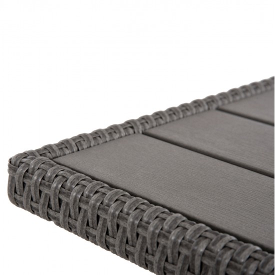 ΣΕΤ ΣΑΛΟΝΙ ΓΩΝΙΑ & ΤΡΑΠΕΖΙ CARSON HM6078.01 ΓΚΡΙ ΣΥΝΘ.RATTAN-ΜΑΞΙΛΑΡΙΑ
