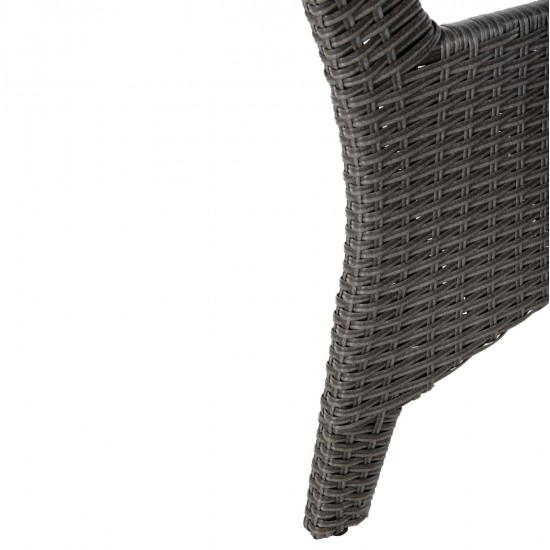 ΣΕΤ ΣΑΛΟΝΙ ΓΩΝΙΑ & ΤΡΑΠΕΖΙ CARSON HM6078.01 ΓΚΡΙ ΣΥΝΘ.RATTAN-ΜΑΞΙΛΑΡΙΑ