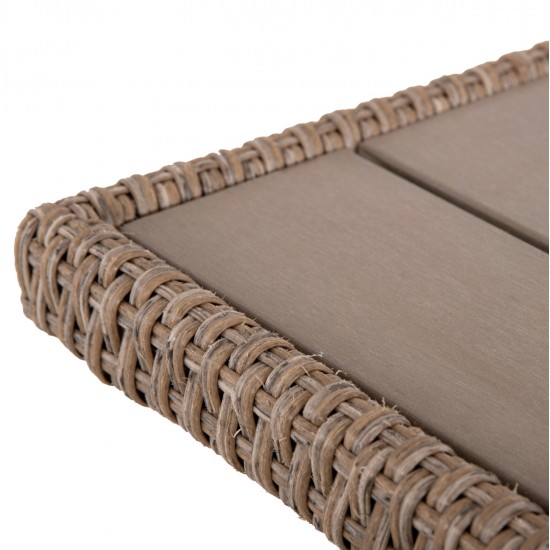 ΣΕΤ ΣΑΛΟΝΙ ΓΩΝΙΑ & ΤΡΑΠΕΖΙ CARSON HM6078.02 ΜΟΚΑ ΣΥΝΘ.RATTAN-ΜΑΞΙΛΑΡΙΑ