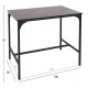 ΣΕΤ ΤΡΑΠΕΖΑΡΙΑ ΜΠΑΡ 5ΤΜΧ BOXY HM9882.13 ΜΑΥΡΟ ΜΕΤΑΛΛΟ-ΜΕΛΑΜΙΝΗ ΜΑΥΡΟ ΜΑΡΜΑΡΟ