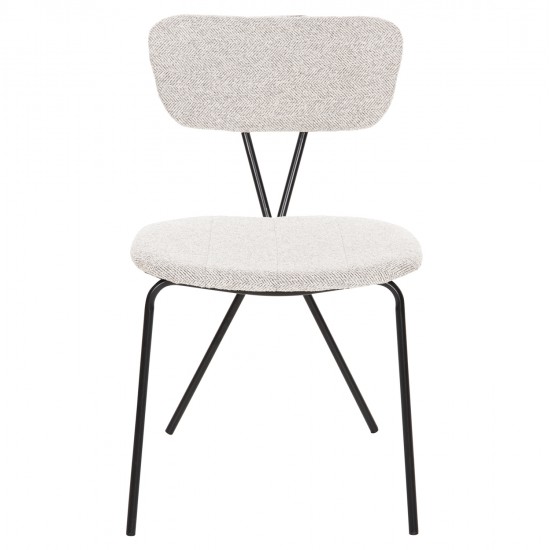 ΚΑΡΕΚΛΑ DORY HM9855.03 ΜΕΤΑΛΛΙΚΟΣ ΣΚΕΛΕΤΟΣ ΜΑΥΡΟΣ-ΑΝΟΙΧΤΟ ΓΚΡΙ ΥΦΑΣΜΑ 48,5x61x76Υεκ.