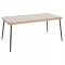 ΤΡΑΠΕΖΙ ΟΡΘΟΓΩΝΙΟ ALLEGRA HM5538.11 ΜΕΤΑΛ.ΜΑΥΡΟ-P.E. RATTAN ΦΥΣΙΚΟ 159,5x89,5x72Υεκ.
